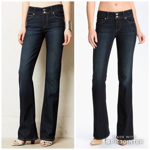 PAIGE Denim - PAIGE Bootcut Stretch Jeans - Dark Wash - SZ 26